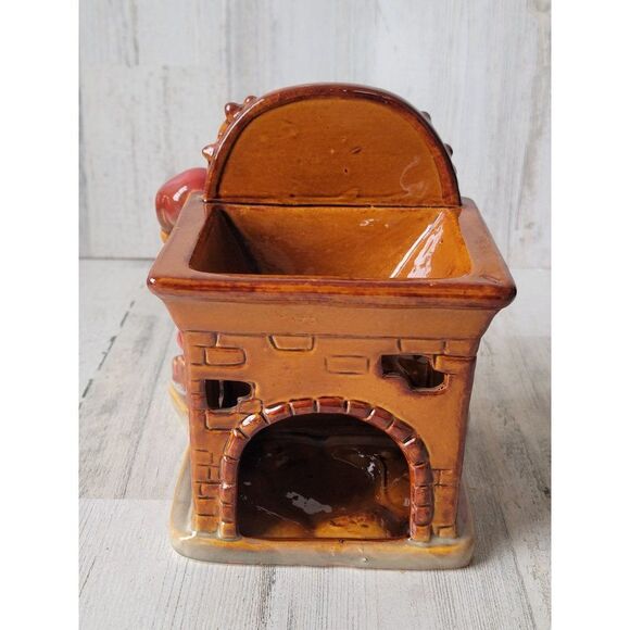 Yankee Candle Santa mantle fireplace candle holder Xmas tealight - Picture 7 of 9